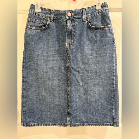 Lucky Brand Dresses & Skirts - VTG Lucky Brand Indigo Denim Cotton Skirt Y2K 90s Vintage